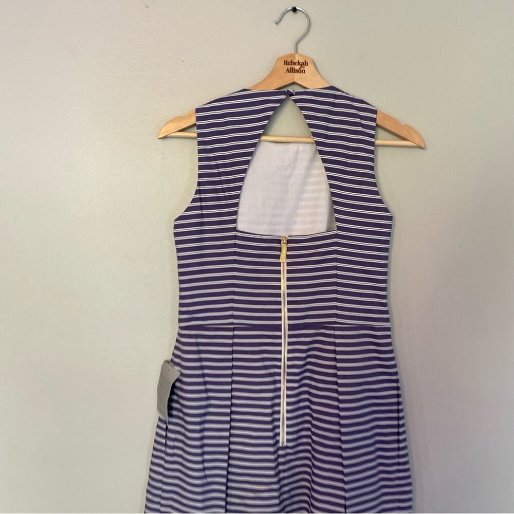 NWT Eliza J Striped Cotton Sundress in Blue & White Women’s Size 6 - Picture 15 of 15